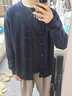 优衣库男装女装柔软绵羊毛V领针织开衫/毛衣毛衫外套478547 69 藏青色 L /175/100A 实拍图
