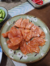 海天下冰鲜挪威三文鱼刺身 鱼腩去膜整切 净重400g【生食资质】源头直发 实拍图