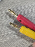 汇君4MM香蕉插头 黄铜镀金24A大电流仪表仪器插头 红色 晒单实拍图