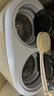 美的（Midea）分区洗波轮迷你洗衣机 MNBB10VH70E 内衣洗衣机小型婴儿懒人洗衣机 双子座 同洗同脱 国家补贴 实拍图