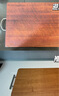 双枪金花梨木菜板整木砧板抗菌家用切菜实木案板36*24*2.5cm 实拍图