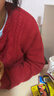 优衣库童装女童souffle yarn舒芙蕾开衫长袖毛衣外套新款478173 15 珊瑚红色 150 实拍图