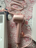 康夫（CONFU）高速电吹风机中空无叶生日新年520七夕情人节礼物送女友礼物大功率大风力等离子护发吹风筒KF-F9 【11万转等离子】+中空粉色 实拍图