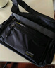 威纳登单肩包大容量防泼水耐磨背包多口袋做生意包休闲男士斜挎包 黑色 实拍图