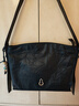 半坡饰族（bampo）中号绵绵包hobo托特包头层牛皮大容量单肩斜挎包软包礼物女友 墨碳黑（中号升级拉链款） 实拍图
