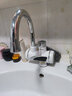 四季沐歌（MICOE）【10年旗舰丨热销10万】电热水龙头即热式速热水龙头热水加热器侧进水下进水冷热两用厨房 雪山白+下进水【即开即热+水电分离】漏保插头 实拍图