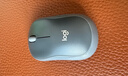 罗技（Logitech）M185鼠标 无线鼠标 办公鼠标 对称鼠标 黑色灰边 带无线2.4G接收器 实拍图