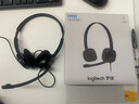 罗技（Logitech）H151立体声耳机耳麦 头戴式电脑有线耳机麦克风 办公耳机话务耳机教育办公培训网课耳麦带线3.5mm H151 黑色 实拍图