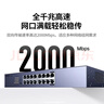 绿联16口千兆交换机 企业级交换器机架式 工程监控网络分线转换器 家用网线分流器VLAN划分75289 实拍图