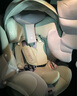 ledibaby乐蒂宝贝儿童安全座椅0-4-12岁汽车用婴儿宝宝座椅车载可坐可躺 太空舱2Pro旗舰版【松霜绿】 实拍图