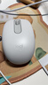 罗技（Logitech）M196 无线蓝牙鼠标 办公鼠标 笔记本商务办公家用 小巧便携 对称手型 珍珠白 实拍图