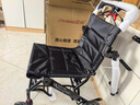 初邦小型轮椅轻便折叠老人旅行手推车减震年轻人骨折超轻代步车康复用 实拍图