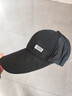 【热巴同款】加大棒球帽帽子男女大头围显脸小春夏字母百搭棒球帽 侧标-黑色 实拍图