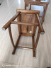 溪木工坊 实木凳子老榆木茶凳矮凳马鞍凳新中式换鞋凳茶几凳化妆凳餐凳 清风高凳 实拍图