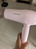 康夫【可折叠便携】电吹风机家用大功率冷热风 理发店大风力吹风筒电风吹 KF-3130 2200W 粉色 实拍图