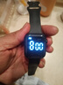 新款简约数字小方块网红手表男女情侣儿童学生潮流运动LED电子表 黑色 实拍图