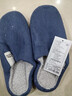回力加绒男女棉拖鞋仿兔毛内里锁温脚感棉拖男款HL0411蓝色42-43码 实拍图