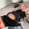 李宁（LI-NING）健身手套男女运动骑行半指撸铁单杠引体向上防滑防茧耐磨登山训练 实拍图