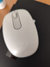 罗技（Logitech）M196 无线蓝牙鼠标 办公鼠标 笔记本商务办公家用 小巧便携 对称手型 珍珠白 实拍图