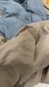 无印良品A类100%纯棉被套 全棉纯色学生宿舍双人被罩200*230cm 实拍图