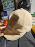 雅鹿赵露思同款帽子女秋冬渔夫帽大头围大脸适合加厚保暖羊羔绒鸭舌帽 实拍图