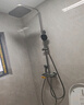 九牧（JOMOO）花洒淋浴套装枪灰琴键自动除垢精铜水路淋浴器36602-536/HBS-1 实拍图