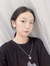 AHK王一博同款指环项链男女潮流嘻哈吊坠七夕情人节礼物送男女朋友 【王一博同款】圆牌戒指双环项链 实拍图
