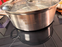 荣事达（Royalstar）鸳鸯锅304不锈钢火锅专用锅汤锅盆燃气灶电磁炉通用28cm 实拍图