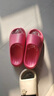 朴西新款EVA踩屎感厚底拖鞋女士居家室内情侣拖鞋男 树莓红 37-38 实拍图