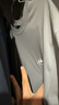 京东京造【已售300w件】短袖t恤男衣服秋季男士打底外穿 浅灰色L 实拍图