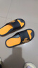 回力运动拖鞋男浴室内户外不易滑厚底凉拖鞋HL39391黑黄色45-46码 实拍图