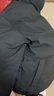 361°男女棉衣保暖加厚休闲冬季外套短棉服652434739F 超级黑 2XL 实拍图