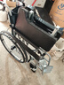 衡互邦 轮椅折叠老人坐便椅 轻便轮椅带坐便轮椅车 残疾人手推车 黑色皮革防水款带坐便 实拍图