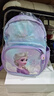 迪士尼（Disney）幼儿园书包3-6岁轻便可爱高颜值小包透气抑菌女童背包爱莎公主紫 实拍图