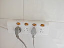 突破D4K4(5m)小红点过载保护插排独立开关双动保护门 新版防过载4位分控 全长5米 实拍图