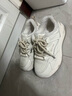 海澜之家（HLA）运动休闲鞋女秋冬百搭小白阿甘老爹鞋HDAYXW6CDQ048 米杏加绒38 实拍图