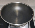炊大皇 炒锅 304不锈钢炒菜锅煎锅 平底不粘炒锅32cm 可立可视盖不挑灶 实拍图