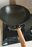苏泊尔（SUPOR）炒锅铁锅无涂层有钛真不锈炒菜锅家用老式铁锅煤气燃气明火专用 34尺寸-EC34AH03 34cm 实拍图