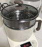小熊（Bear）不锈钢电煮锅 电蒸锅  宿舍多功能锅小电锅 0涂层蒸煮一体可预约 小型1-2人用分体式 C12N7 配蒸笼 实拍图