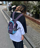 Crying center 哭喊中心 经典户外迷你玩具保姆包登山包出游双肩包小书包 樱花粉 实拍图