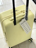不莱玫行李箱女登机箱拉杆箱男旅行箱大容量学生密码箱子20英寸 芝士黄 实拍图