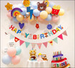 多美忆生日装饰气球场景布置女宝宝周岁儿童生日快乐气球蛋糕装扮 实拍图