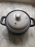 烘焙精灵【家庭选择】家用黑白陶瓷砂锅盖子配件电炖汤锅通用中药砂锅锅盖 默认黑色直径16.5厘米带卡槽 1L 实拍图