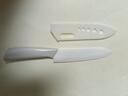 拜格（bayco）陶瓷家用切菜刀便携水果削皮刀宝宝辅食免磨多功能刀具 BD3020 实拍图