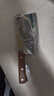 邓家刀不锈钢锻打家用砍骨刀排骨刀骨头菜刀厨房刀具铬钢锻打斩专用坎剁 热销5铬砍骨刀TM-1013 实拍图