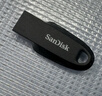 闪迪（SanDisk）128GB USB3.2 U盘 CZ550黑色 读速100MB/s 安全加密 数据恢复 学习办公电脑车载 高速大容量优盘 实拍图
