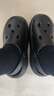 朴西奶酪踩屎感洞洞鞋女厚底凉鞋沙滩包头拖鞋外穿情侣 礁石黑 37-38 实拍图