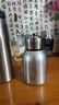 德国尾货304不锈钢保温杯便携手提杯高颜值泡茶杯户外水杯 银色小胖丁300ml一个 实拍图