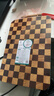 原森太乌檀木棋盘格菜板抗菌防霉家用切菜板实木菜板水果板 实拍图