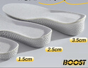 南极人boost轻盈增高鞋垫隐形男女吸汗运动减震内增高全垫 2.5cm 41-42 实拍图